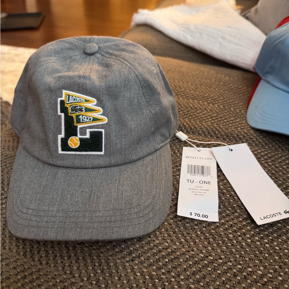 Lacoste L Pennant Cotton Twill Cap